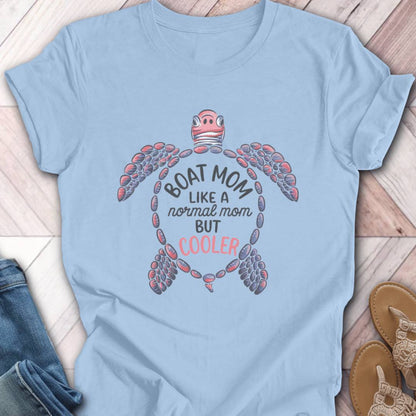 Boat Mom Turtle T-Shirt