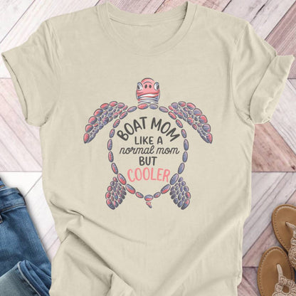 Boat Mom Turtle T-Shirt