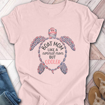 Boat Mom Turtle T-Shirt
