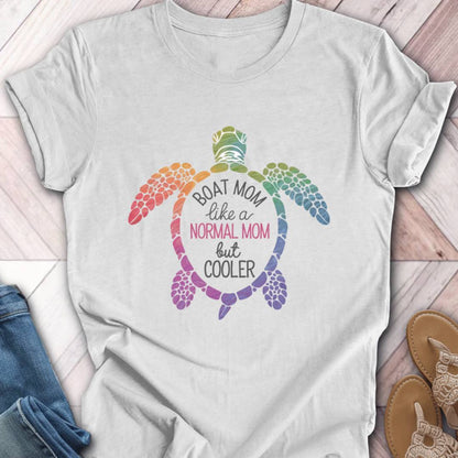Boat Mom Turtle Team T-Shirt