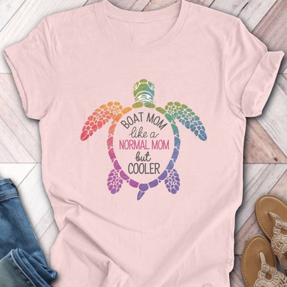 Boat Mom Turtle Team T-Shirt