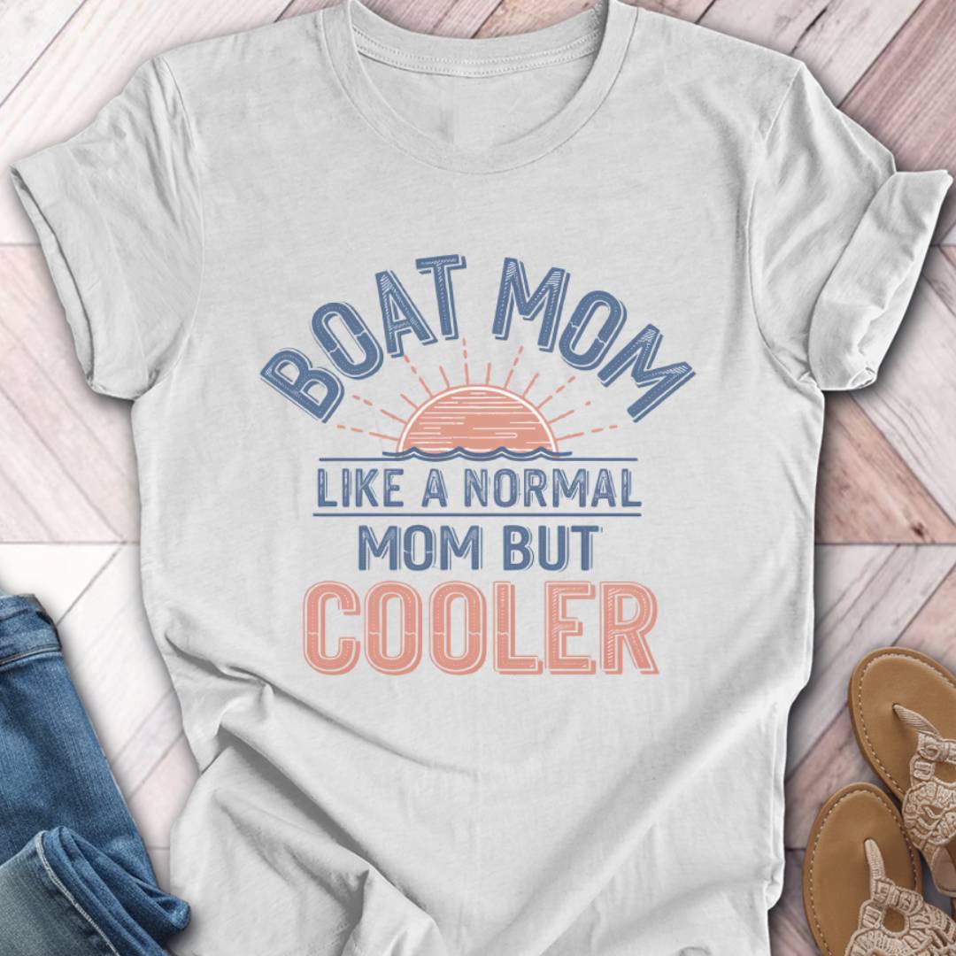Boat Mom Sunrise T-Shirt