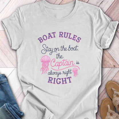 Boat Rules Jellyfish T-Shirt