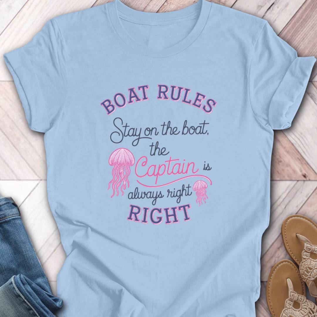 Boat Rules Jellyfish T-Shirt