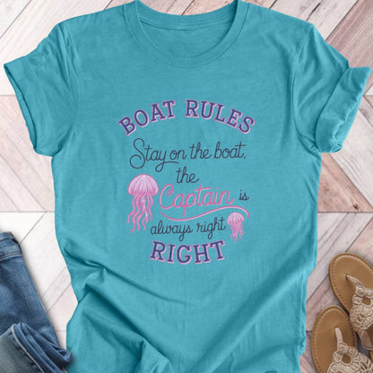 Boat Rules Jellyfish T-Shirt