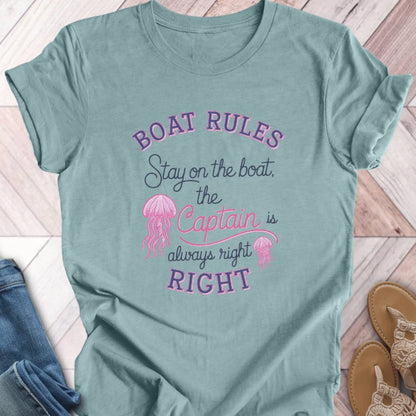 Boat Rules Jellyfish T-Shirt