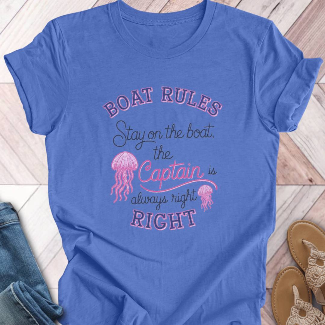 Boat Rules Jellyfish T-Shirt
