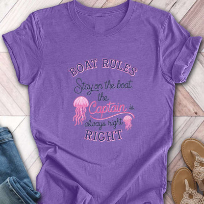 Boat Rules Jellyfish T-Shirt