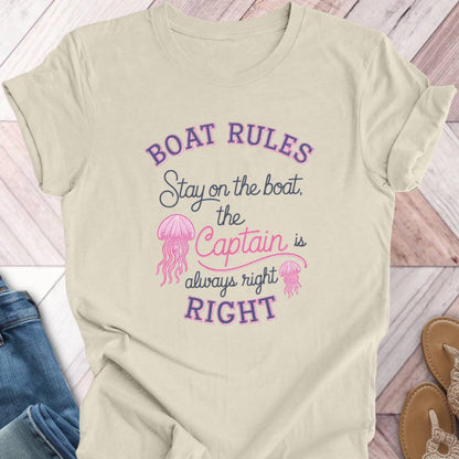 Boat Rules Jellyfish T-Shirt