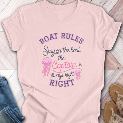 Boat Rules Jellyfish T-Shirt