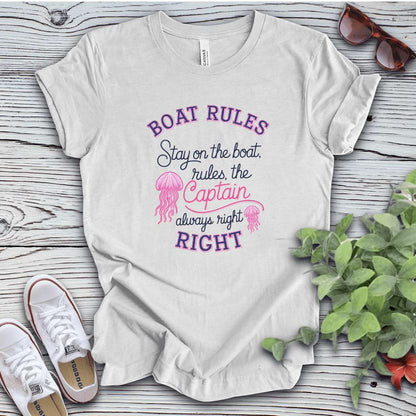 Boat Rules Jellyfish T-Shirt