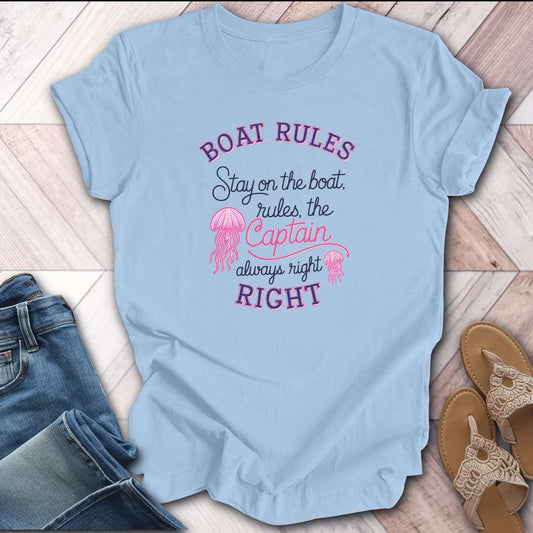 Boat Rules Jellyfish T-Shirt
