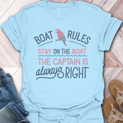 Boat Rules Waves T-Shirt