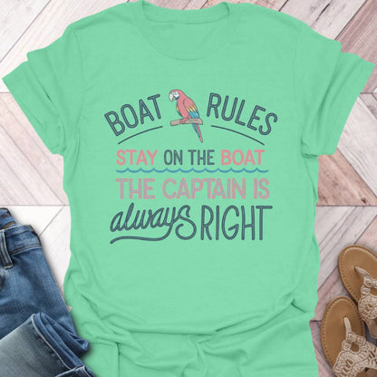 Boat Rules Waves T-Shirt