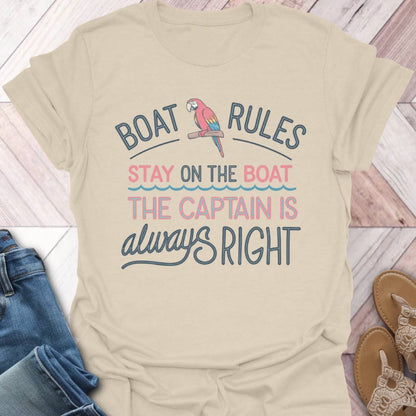 Boat Rules Waves T-Shirt