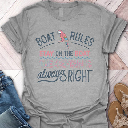 Boat Rules Waves T-Shirt