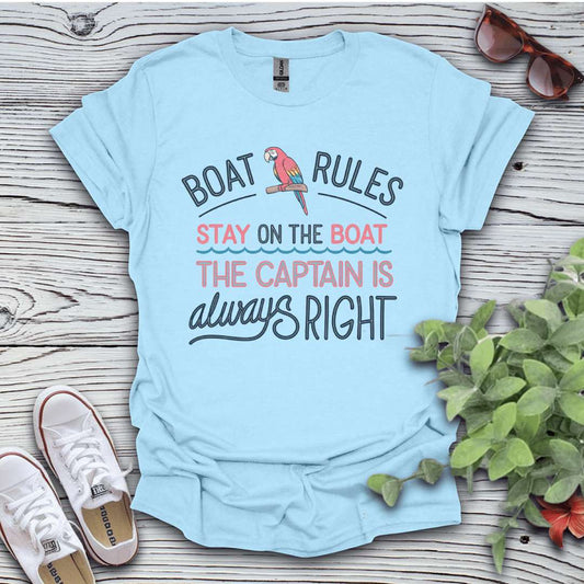 Boat Rules Waves T-Shirt