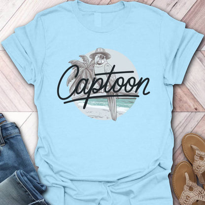 Cool Blue Captoon T-Shirt