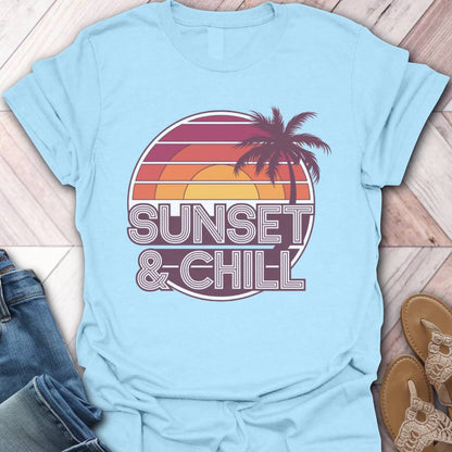 Sunset & Chill Palm T-Shirt