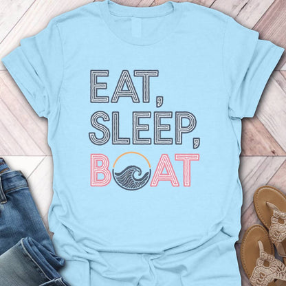 Boat Time Waves T-Shirt