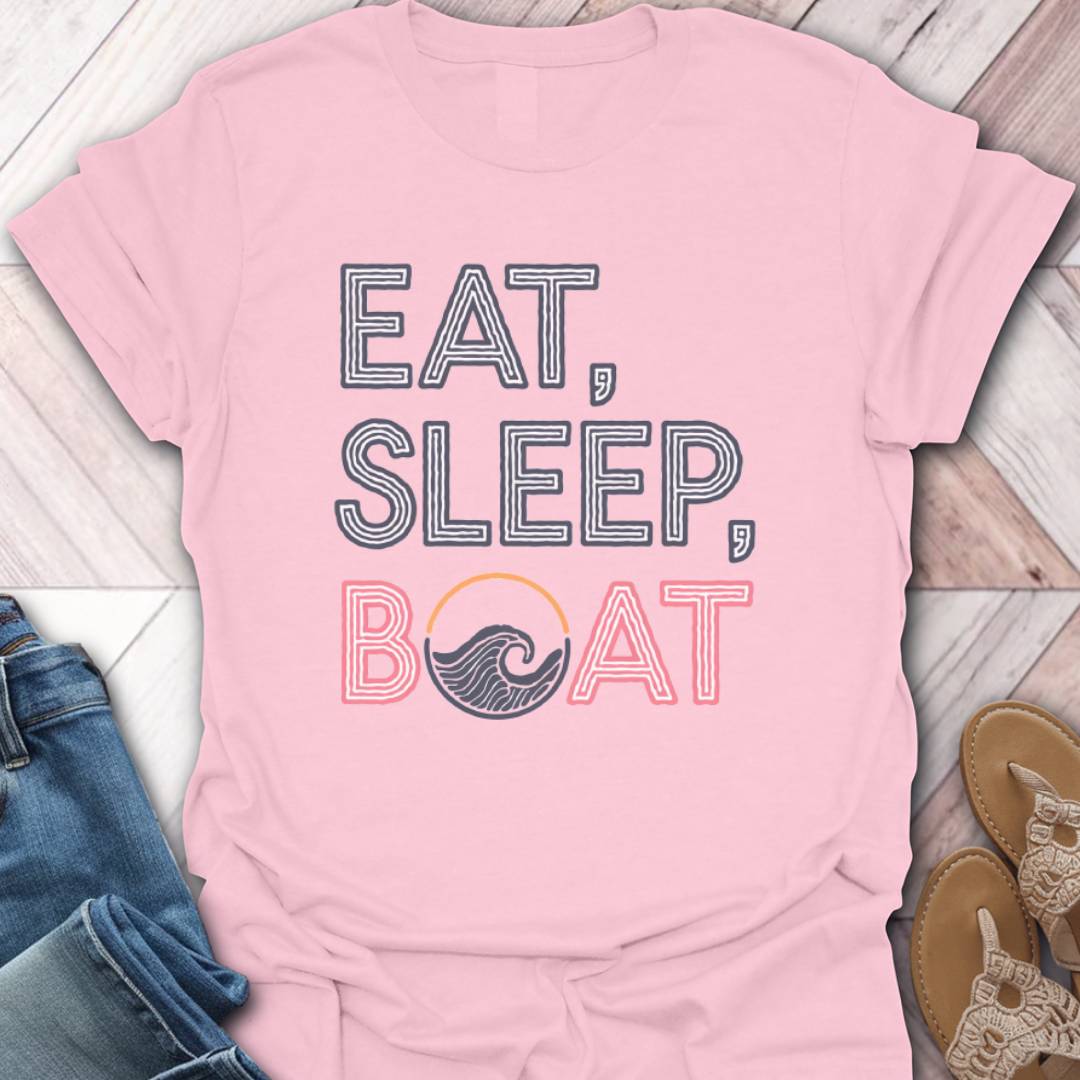 Boat Time Waves T-Shirt