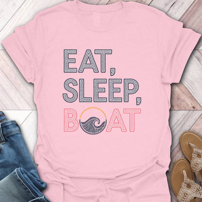 Boat Time Waves T-Shirt