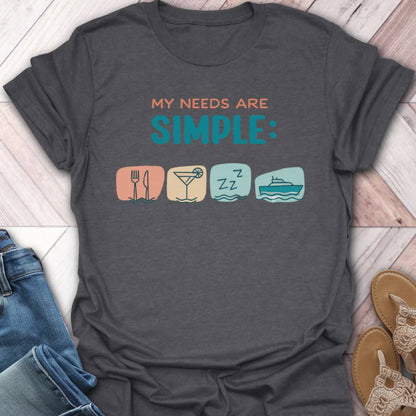 Simple Boating Needs T-Shirt
