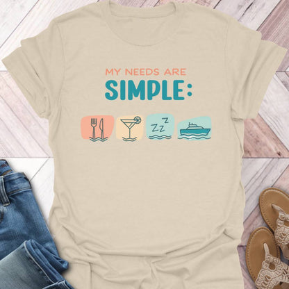 Simple Boating Needs T-Shirt