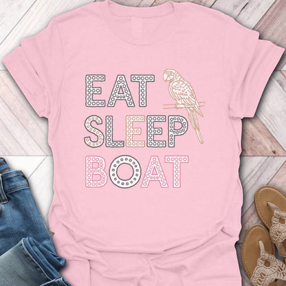 Boat Time Parrot T-Shirt