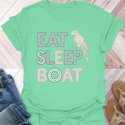 Boat Time Parrot T-Shirt