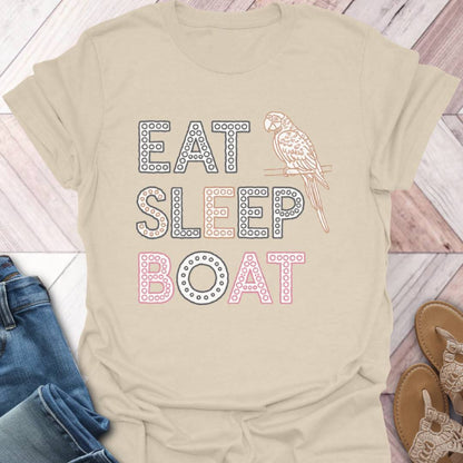 Boat Time Parrot T-Shirt