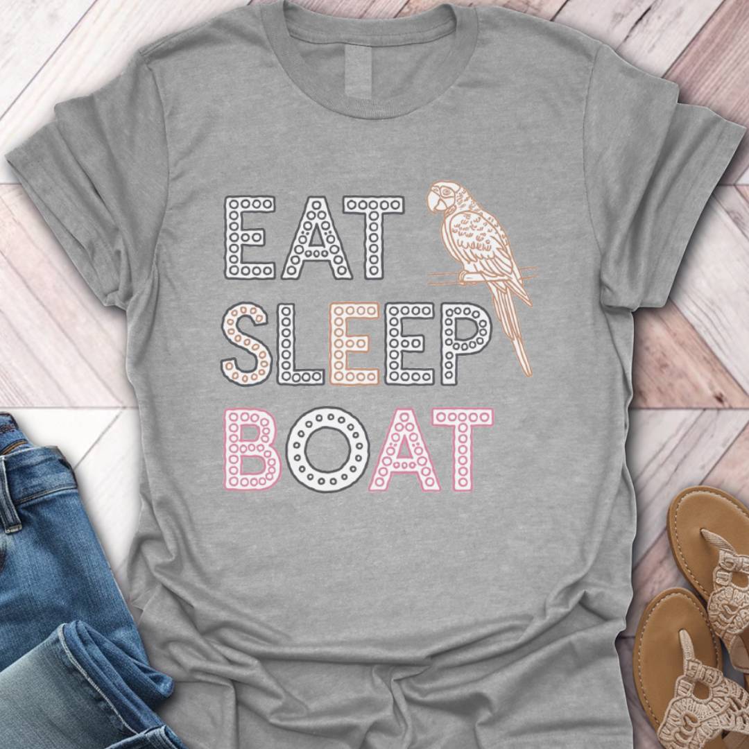 Boat Time Parrot T-Shirt