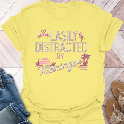 Flamingo Distraction Extra Pink T-Shirt
