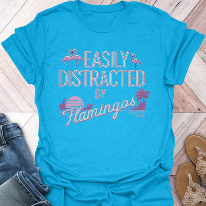 Flamingo Distraction Extra Pink T-Shirt