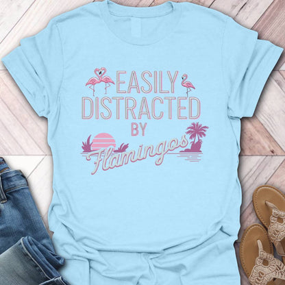 Flamingo Distraction Extra Pink T-Shirt