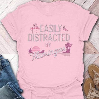 Flamingo Distraction Extra Pink T-Shirt