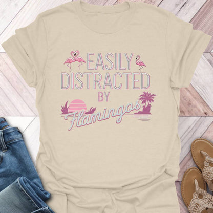 Flamingo Distraction Extra Pink T-Shirt