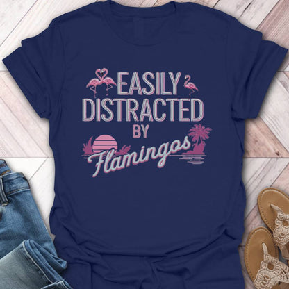Flamingo Distraction Extra Pink T-Shirt