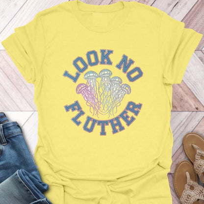 Look no Fluther Block T-Shirt