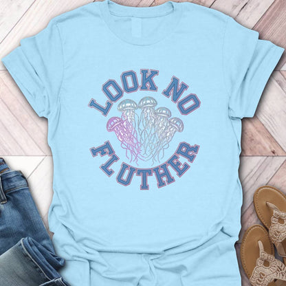 Look no Fluther Block T-Shirt