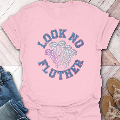 Look no Fluther Block T-Shirt