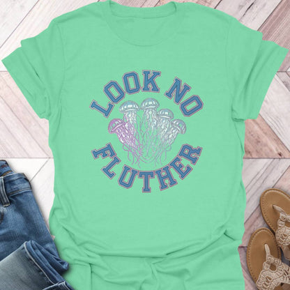 Look no Fluther Block T-Shirt