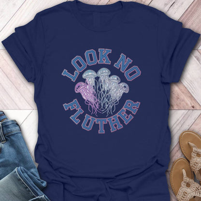 Look no Fluther Block T-Shirt