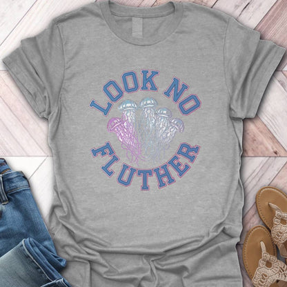 Look no Fluther Block T-Shirt