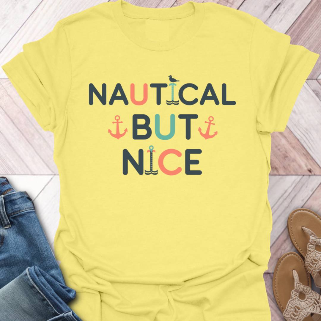 Nautical But Nice Modern T-Shirt