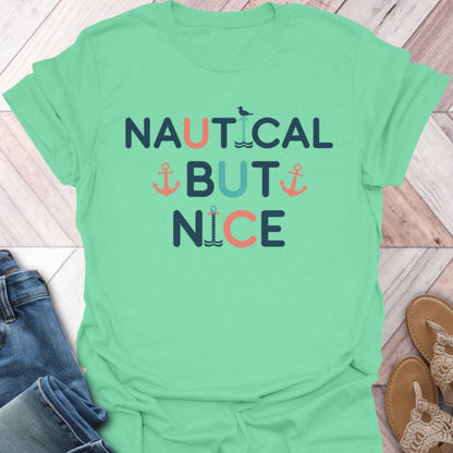 Nautical But Nice Modern T-Shirt