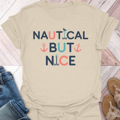 Nautical But Nice Modern T-Shirt