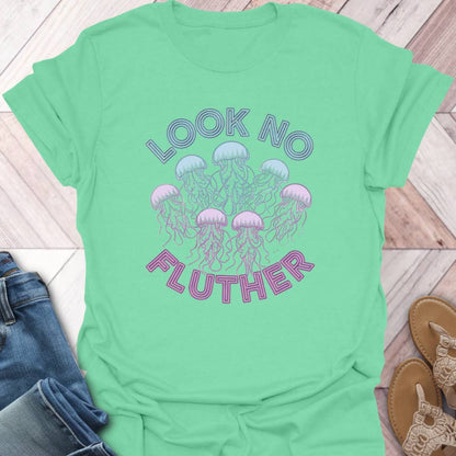 Look no Fluther Retro T-Shirt