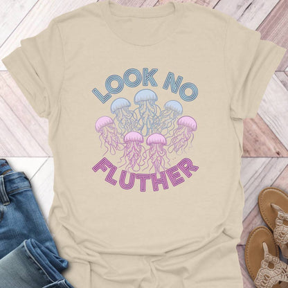 Look no Fluther Retro T-Shirt