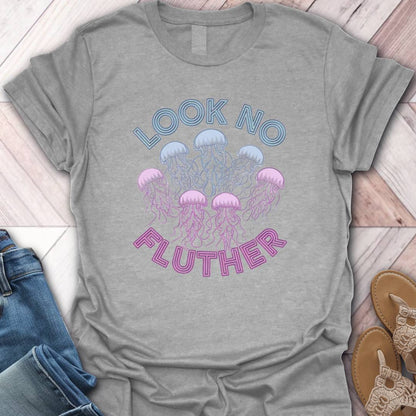 Look no Fluther Retro T-Shirt